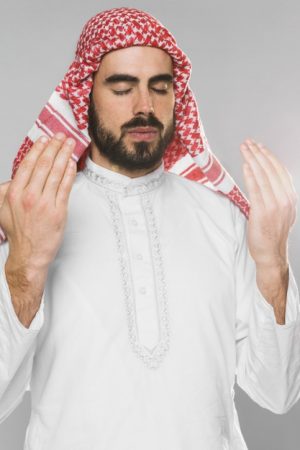 portrait-muslim-man-praying-with-eyes-closed_23-2148444106
